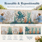 🐙 Reusable Ocean Octopus Mural Stencil Set | Bring Plain Walls & Fences to Life with a Bold Underwater Scene 🌊🎨✨