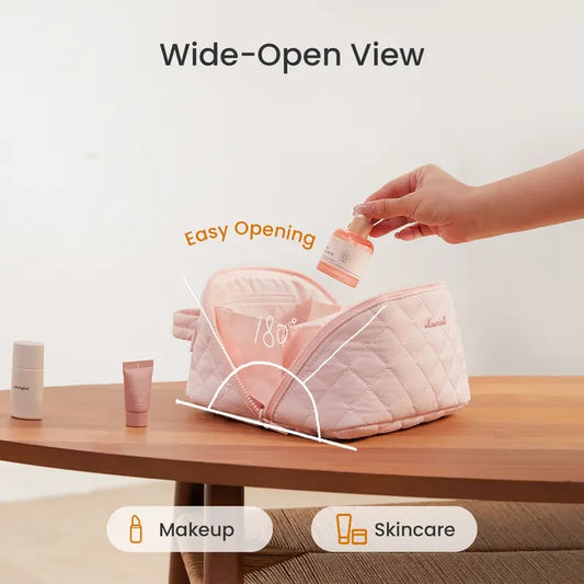 🎅 Festive Surprise: 75% OFF 🎁✨ Must-Have Travel Makeup Bag