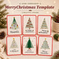 🌲 🪡Christmas String Art Greeting Card DIY Kit – 6-Piece Stitching Set🧵