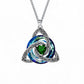 🔥Only £8.99 Last Day Promotion!💎 🍀Birthstone Celtic Trinity Knot Necklace ✨