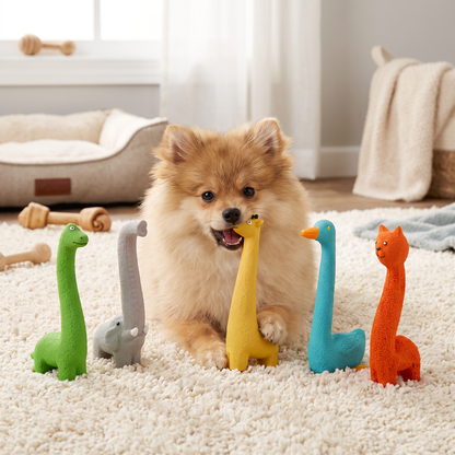 XXL Durable Teeth Cleaning Latex Dog Toy