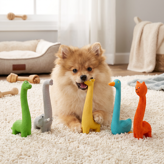 XXL Durable Teeth Cleaning Latex Dog Toy
