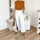 🍁Must-Have👖Twill Stretch Cropped Pants💷70% OFF Flash Deal