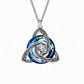 🔥Only £8.99 Last Day Promotion!💎 🍀Birthstone Celtic Trinity Knot Necklace ✨