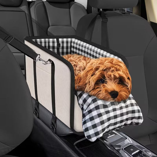 📢📢 50%  OFF  !! ✨🐶2-in-1 Pet Carrier & Console Pet Car Seat for Small Dogs and Cats
