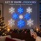 ❄️ LED-Schneeflocken-Wandleuchten – Magische Weihnachtsdekoration für Zuhause