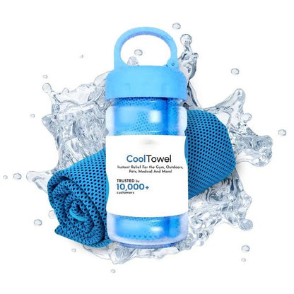 🎁Last Day Buy 1 Get 1 Free (Each only ￡3.49)❄️🔥Cold Sweat Towel You Can Use Anywhere, Anytime! Reusable Soft Absorbent Cooling Portable