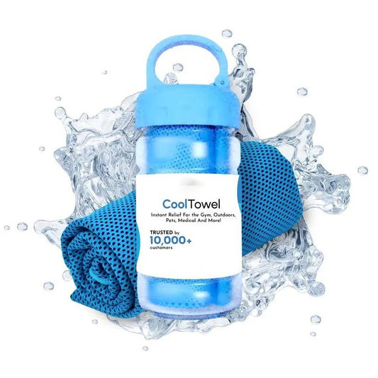 🎁Last Day Buy 1 Get 1 Free (Each only ￡3.49)❄️🔥Cold Sweat Towel You Can Use Anywhere, Anytime! Reusable Soft Absorbent Cooling Portable