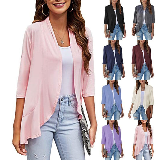 🔥Hot Sale 50% OFF🌸Women's Casual Lightweight Open Front Cardigans👚