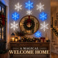 ❄️ LED-Schneeflocken-Wandleuchten – Magische Weihnachtsdekoration für Zuhause