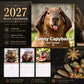 📢📢60% OFF ! Funny Capybara 2027 Wall Calendar 🐹– 12-Month Cute & Playful Capybara Calendar, Spiral Hanging Wall Planner for Capybara Lovers & Nature Fans
