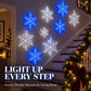 ❄️ LED-Schneeflocken-Wandleuchten – Magische Weihnachtsdekoration für Zuhause