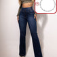 🥳2026 HOT SALE🥳💞50K+ SOLD!👖 50% OFF! Stretch High-Waist Flare Jeans – Gentle tummy support that hugs your curves. Soft stretch denim, easy to move in. Flattering for every shape. 👵🌸