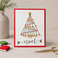 🌲 🪡Christmas String Art Greeting Card DIY Kit – 6-Piece Stitching Set🧵