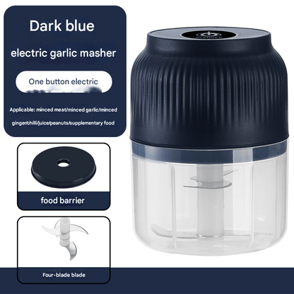 🏆LAST DAY SALE: ￡6.99!!⚡50K+ SOLD! Almost Gone-💥Electric Garlic Chopper, Mini Portable Veggie Cutter