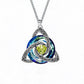 🔥Only £8.99 Last Day Promotion!💎 🍀Birthstone Celtic Trinity Knot Necklace ✨