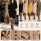 Casual Knitted Stand Collar Long Dress