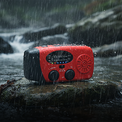 Black Friday 60% Off 🚨Multifunctional Portable Solar Emergency Radio – Power Bank, Hand Crank & Weather Alert for Outdoor & Crisis Preparedness📻🔦