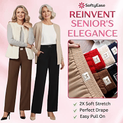 👖Three Lengths Available🌷LAST DAY SALE 60% OFF!!💥Perfect Drape High Rise Pull-On Stretch Pants