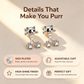 🥳2026 HOT SALE🥳 BUY 1 GET 1 FREE💖🐾 50% OFF!🐱S925 Cute Cat Paw Earrings