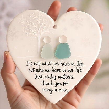 ⏳LAST DAY SALE 70% OFF!--Each only ￡3.99!!⏰Heart-Shaped Sea Glass Friendship Decor🌊✨ Shaped by Nature & Crafted by Hand💝