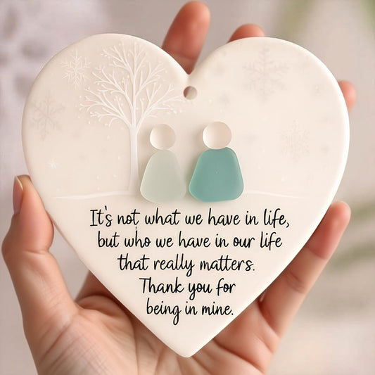 ⏳LAST DAY SALE 70% OFF!--Each only ￡3.99!!⏰Heart-Shaped Sea Glass Friendship Decor🌊✨ Shaped by Nature & Crafted by Hand💝