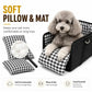 📢📢 50%  OFF  !! ✨🐶2-in-1 Pet Carrier & Console Pet Car Seat for Small Dogs and Cats