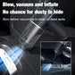 🏆Blow, Vacuum, Inflate - Cordless Vacuum Cleaner for Home and Car