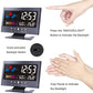 🌡️ ✨ Digital LED Weather Station - Temperature & Humidity Monitor with Forecast Display & Table Alarm Clock 📊⏰