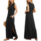 Women's Wrinkle-Free Casual Dress with Split Hem