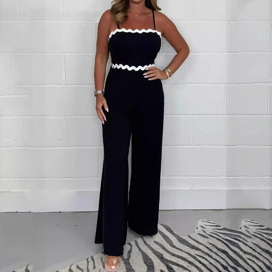 💕Limited Sale 65% OFF💕Women’s Elegant Sling Jumpsuit with Built-in Support
