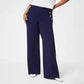 Women's Plus Size High Stretch High-Waist Wide-Leg Pants