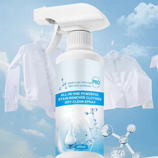 [Practical Gift] 🔥All-in-One Powerful Stain Remover Clothes Dry-Clean Spray