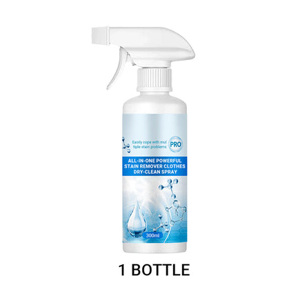 [Practical Gift] 🔥All-in-One Powerful Stain Remover Clothes Dry-Clean Spray