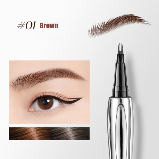 💖Buy 1 Get 1 Free💖Upgraded Natural Waterproof Eyebrow Pen with Microfine Tip