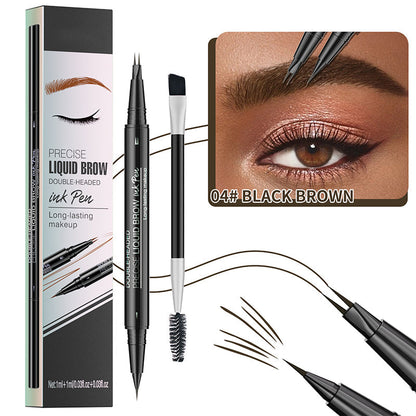🔥2025 NEW YEAR Sale🔥 2-in-1 Dual-Ended Microblading Eyebrow Pen