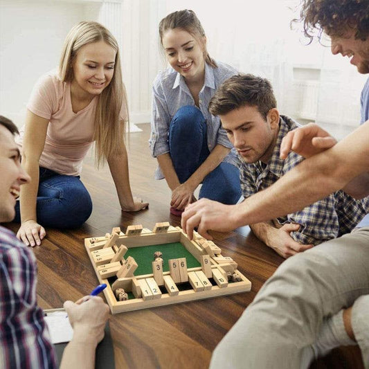 🎅 Best Family Toys👍Shut The Box Board Game