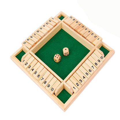 🎅 Best Family Toys👍Shut The Box Board Game