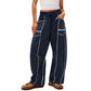 Hot Sale 70% OFF⏰Women's Casual Wide-Leg Pants🎉Drawstring Relaxed Style