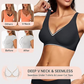 Deep V Plunge Push-up Wirefree Seamless Bra