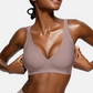Deep V Plunge Push-up Wirefree Seamless Bra