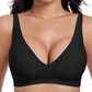 Deep V Plunge Push-up Wirefree Seamless Bra