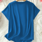 🌸Hot Sale70% OFF👕Fashion Loose Solid Color Short Sleeve Top