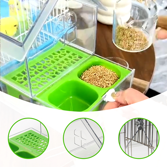 🌟 Shopping Frenzy: Entire Store 50% OFF🔥Pull-Out External Parrot Feeder