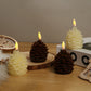 🔥HOT SALE 49% OFF -🎄Flameless LED Pine Cone Candles for Holiday Decor