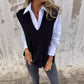 🌸💥 Limited Time Discount 60% OFF💐 Women's Casual V-Neck Knit Sweater Vest