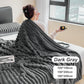 ⏳LAST DAY SPECIAL PRICE: ￡11.99!!🎁Super Soft Fur Ribbed Fleece Throw Blanket⛄🔥