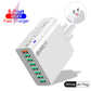 8-Port USB Fast Charging Mobile Phone Charger