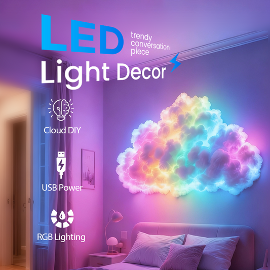 ⏳Limited-time 60% off⏰DIY USB-Powered Thundercloud LED Light Decor🌈☁️
