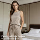 Women's Sleeveless Top & Drawstring Pants Set